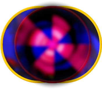 The Broken Red Chain - Circle (350x350), Png Download