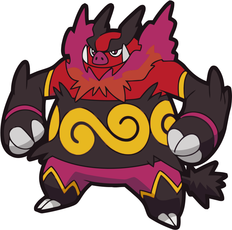 500emboar Bw Anime - Pokemon Started Gen 5 (812x796), Png Download