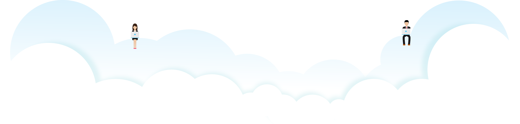 Nubes - Cloud (2000x480), Png Download