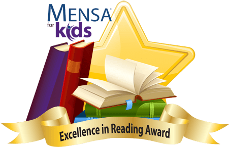 Excellence In Reading Logo - Mensa For Kids (450x308), Png Download