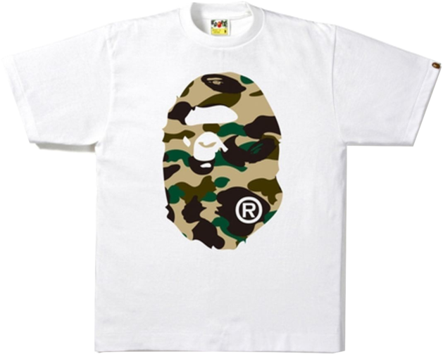 Bape 1st Camo Big Ape Head Tee - Bape Outfits For Boys (690x690), Png Download