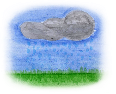 De Este Modo, Las Ranas Llevaron La Lluvia Hasta Donde - Leyenda De La Lluvia (500x420), Png Download