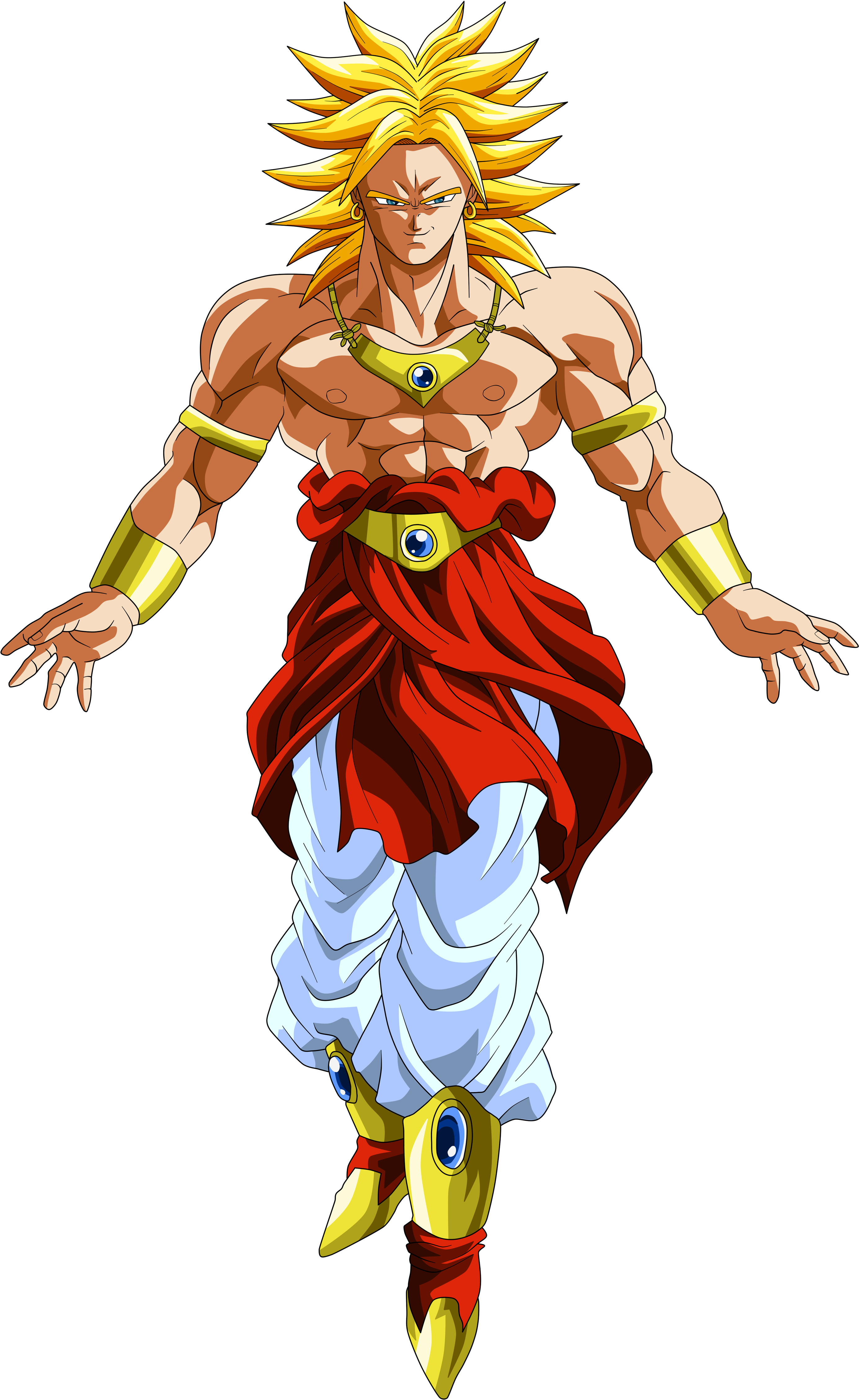 Broly Ssj - Dragon Ball Broly Ssj (730x1095), Png Download