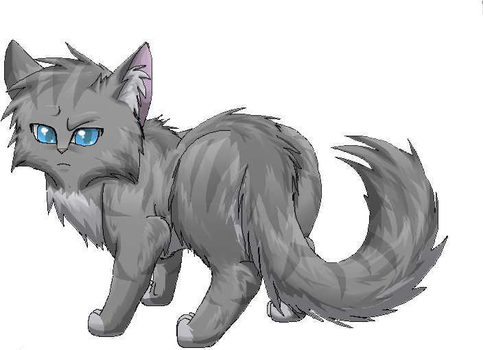 Warrior Cats Grey Cats (771x566), Png Download