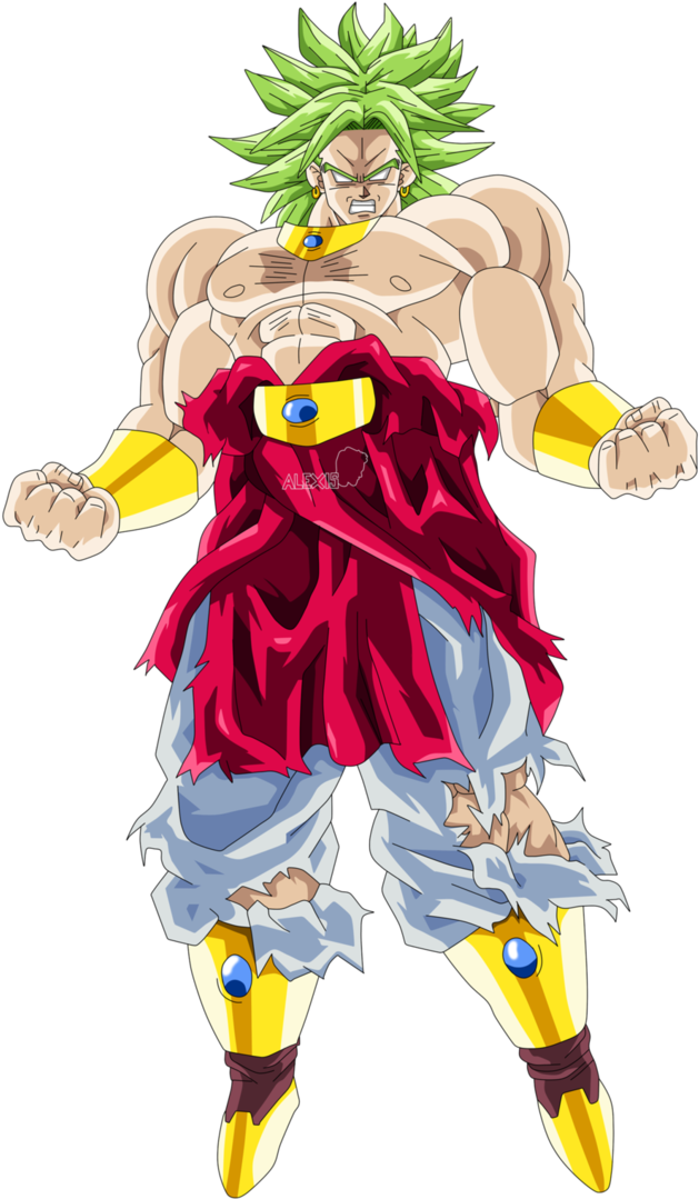 Broly Legendary Super Saiyan - Broly The Legendary Super Saiyan Render (726x1100), Png Download