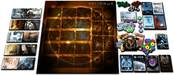 Helionox-components - Tabletop Game (680x315), Png Download
