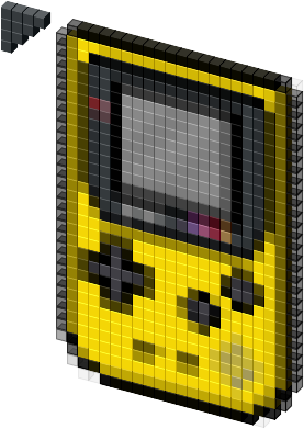 View Cursor On T-shirt - Game Boy (330x418), Png Download