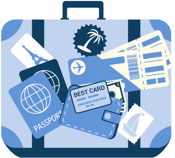 People Are Going Into Debt For Rewards Points And Miles - Credit Card For Abroad Graphic (572x514), Png Download