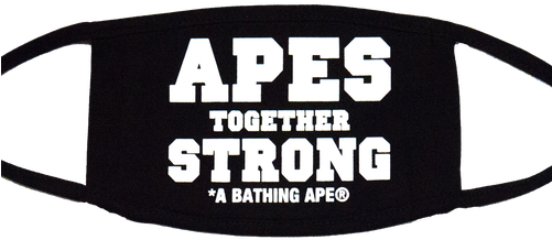 Bape Face Mask - Bape Mask Apes Together Strong (500x500), Png Download