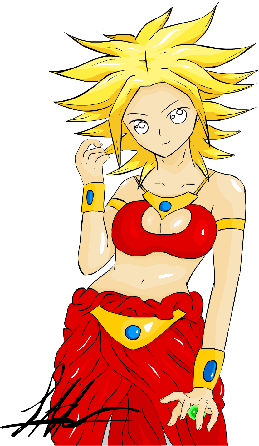 Rule 63 Broly (852x1509), Png Download