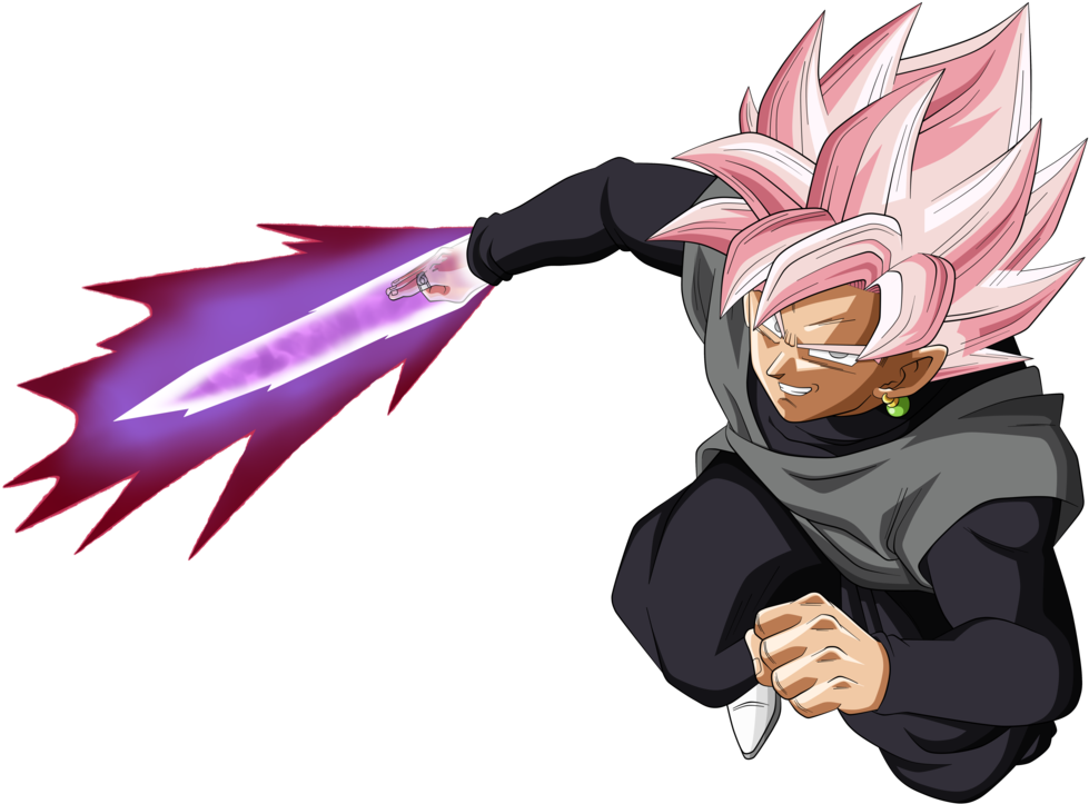 Super Saiyan Rose Goku Black Ki Sword (1024x768), Png Download