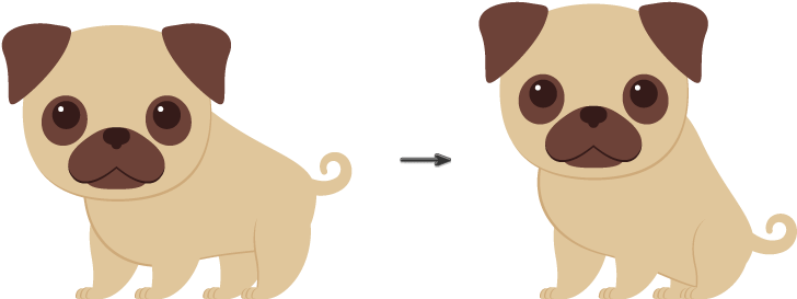 How To Create - Dibujos De Perros Pug (850x350), Png Download