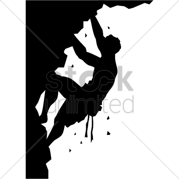 Go To Image - Man Climbing Silhouette (600x600), Png Download