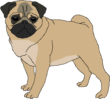 Pug Unpixel - Pug Png (451x393), Png Download