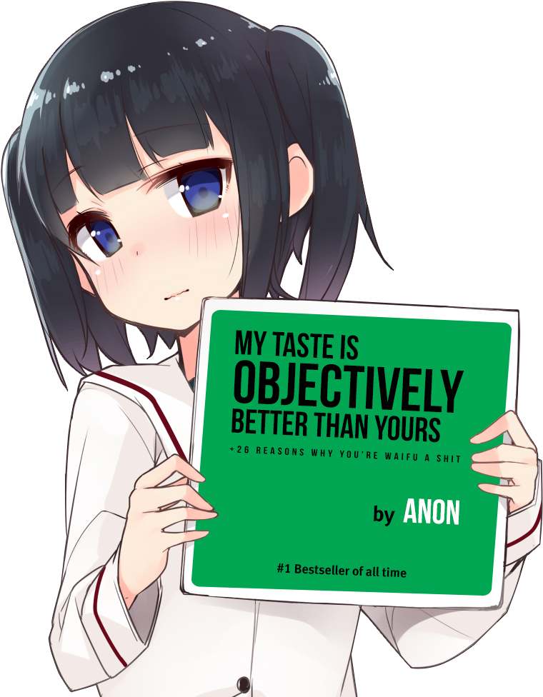 My Taste Is Objectively Better Than Yours 26 Reasons - My Waifu Is Better Than Yours (858x1000), Png Download