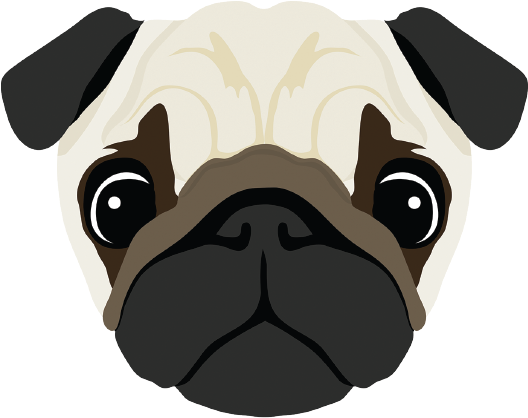 Pug Life - Pug Birthday Party Invitations (710x538), Png Download