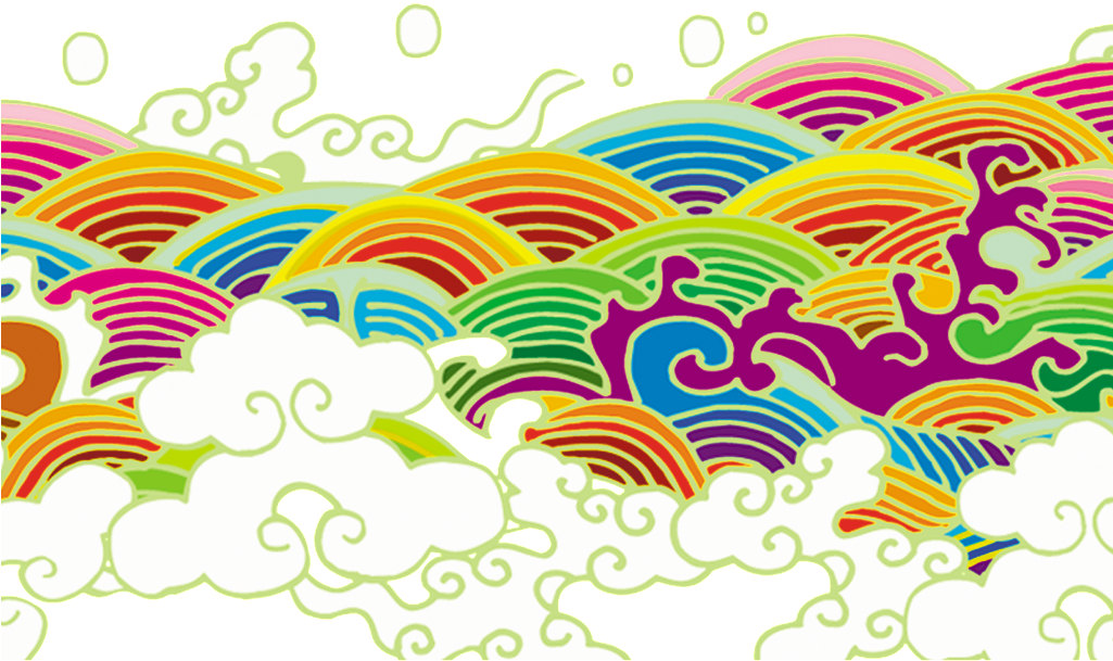 Classical Chinese Style Wave Material - Dragon Boat Festival (1024x1024), Png Download