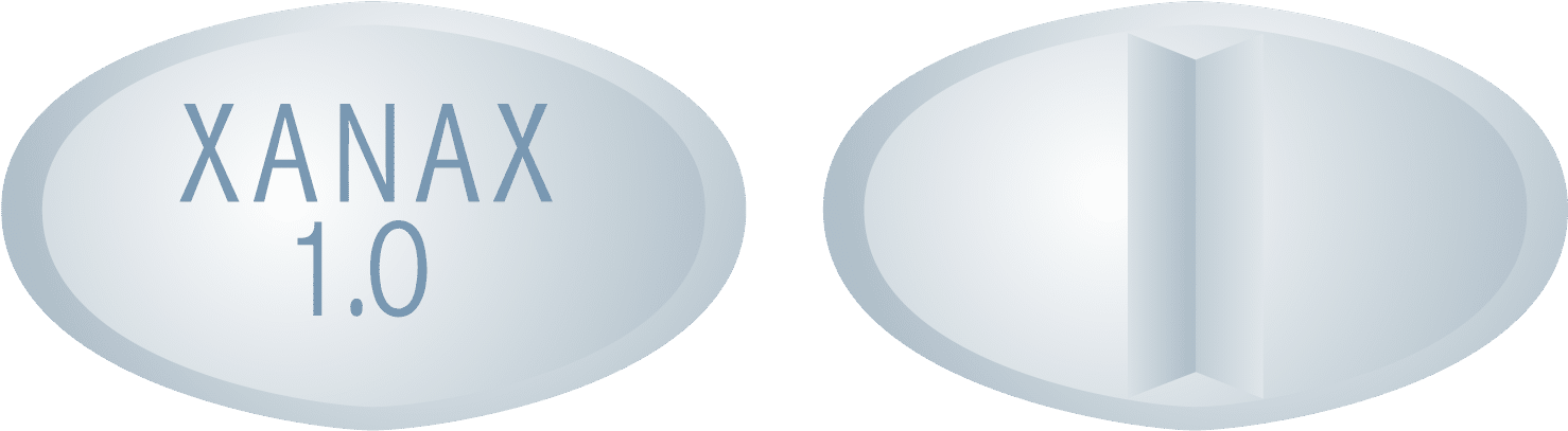 Xanax 1 Mg, 2 Mg - Alprazolam (1772x1772), Png Download