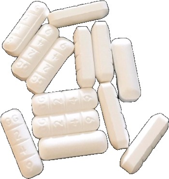 Alprazolam 2mg - Pill (483x495), Png Download