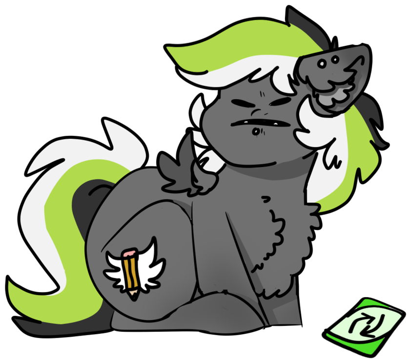 Artist Spoopygander Chest Fluff Colored Wings Cutie - Artist (1280x853), Png Download