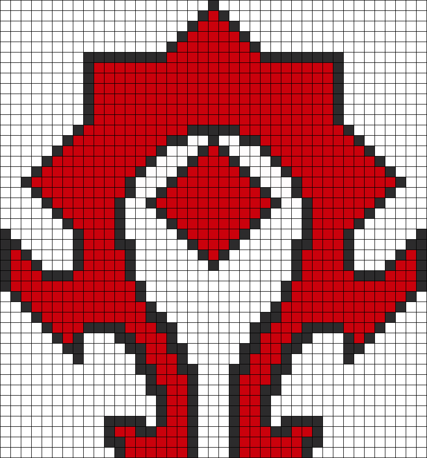 Giant Horde Symbol Part 1 Perler Bead Pattern / Bead - Horde Symbol Png (862x925), Png Download