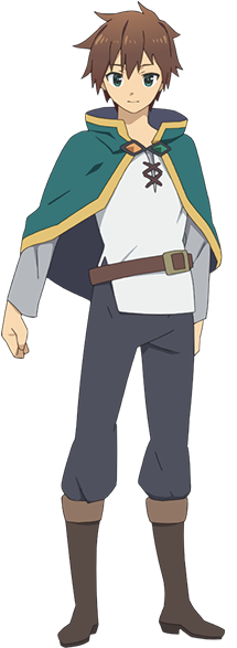 Kazuma-anime - Konosuba Kazuma Cosplay (250x600), Png Download