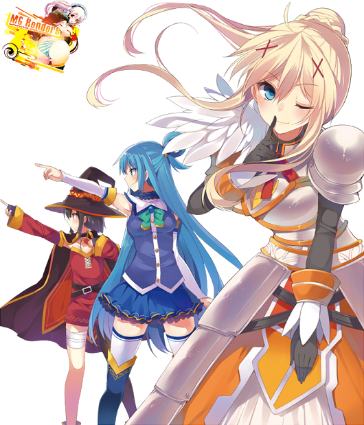 Kono Subarashii Sekai Ni Shukufuku Wo - Konosuba: God's Blessing On This Wonderful World!, (530x619), Png Download