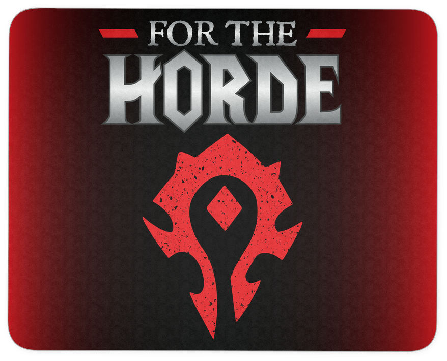 World Of Warcraft "for The Horde" Mouse Pad - Horde T Shirt (1024x1024), Png Download