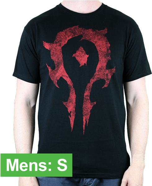 World Of Warcraft - T Shirt Horde Blizzard (600x600), Png Download