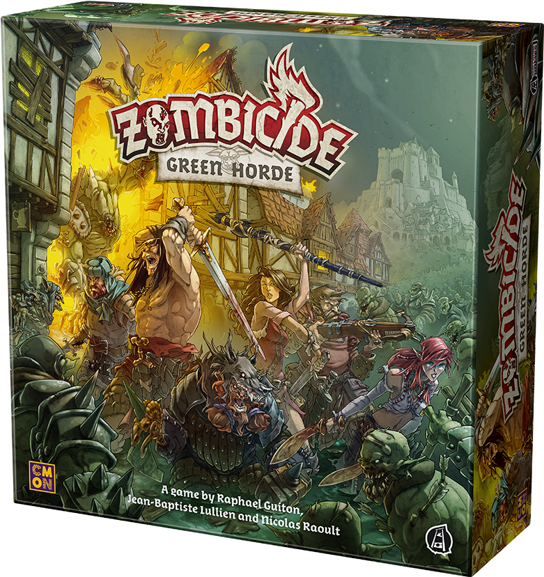 Green Horde - Zombicide Green Horde Kickstarter Board Game (920x920), Png Download