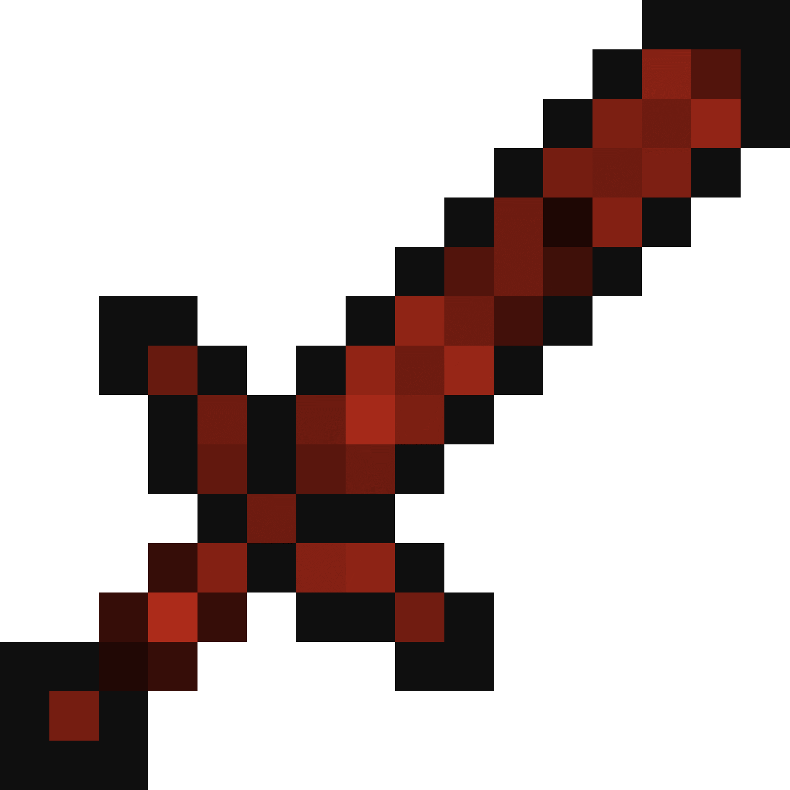 Diamond Sword Picture Transparent Library - Obsidian Sword In Minecraft (1600x1600), Png Download