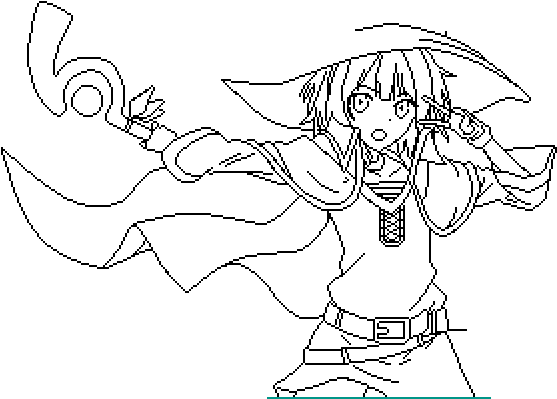 Megumin - Sketch (1400x1400), Png Download