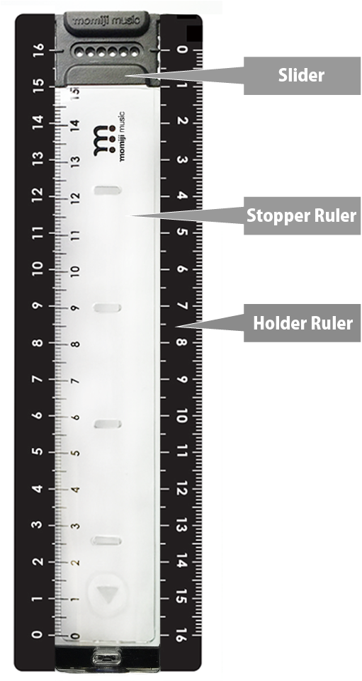 College Of Music, Musical Theory, Five-line Staff, - Music Staff Ruler (524x960), Png Download