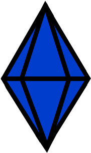 Blue Plumbob - Portable Network Graphics (350x350), Png Download