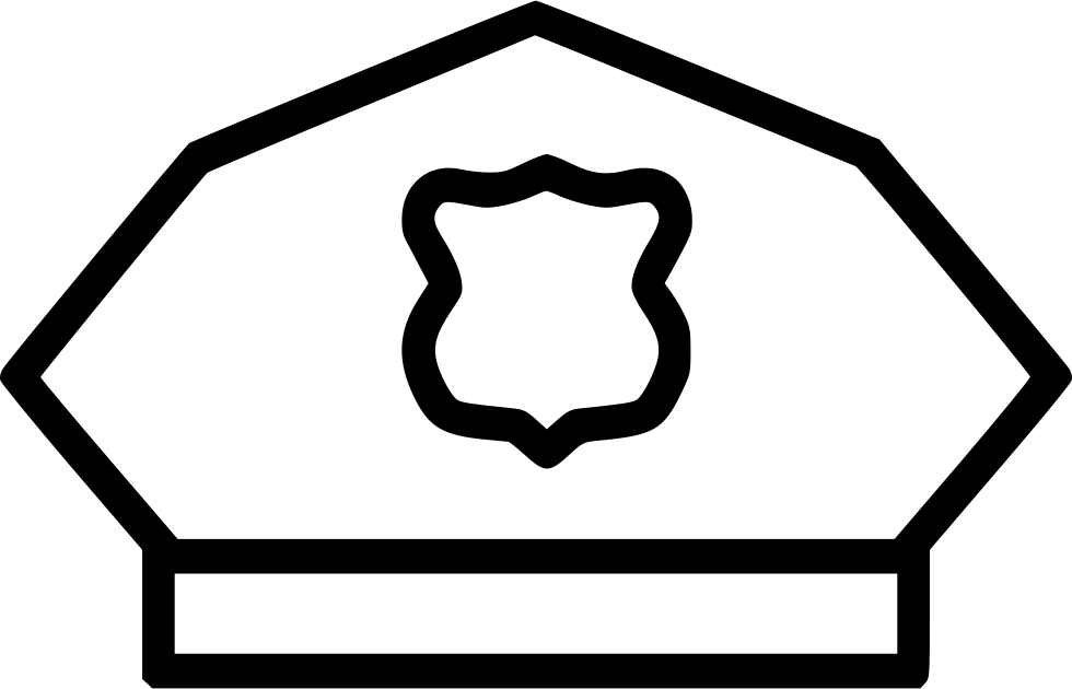 Police Hat - - Icon (980x630), Png Download