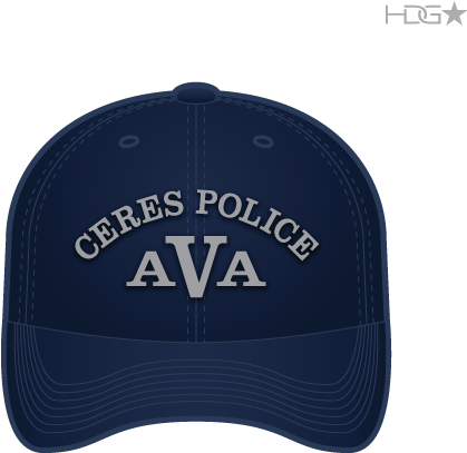 Ceres Police Department Ava Dark Navy Flexfit® Hat - Police K9 Ball Cap (500x500), Png Download