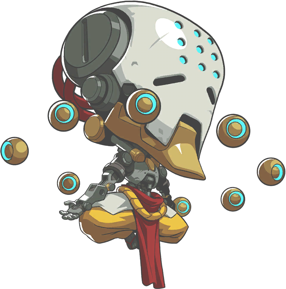 Image Cute Overwatch Wiki Jpg Royalty Free Download - Overwatch Zenyatta Cute Spray (1024x1024), Png Download