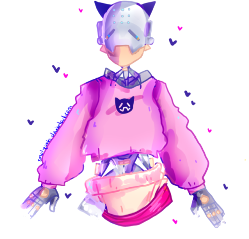 Sweater Robots - Zenyatta In A Sweater (500x514), Png Download