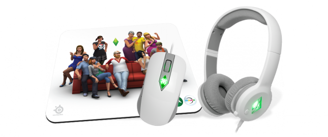 Steelseries-sims4 - Steelseries Qck Sims 4 Mousepad (645x271), Png Download