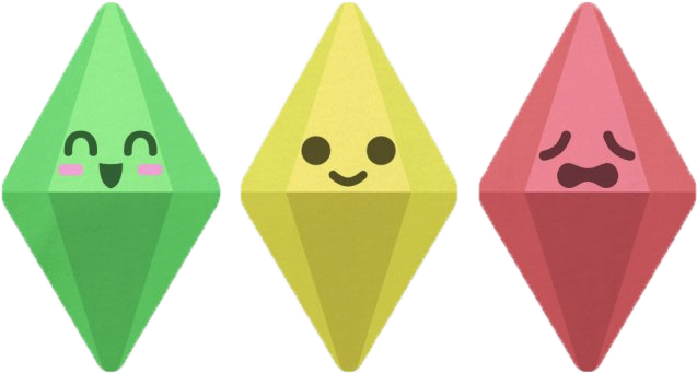 I'd Like To Have This Mesh Have The Plumbobs On The - The Sims (670x412), Png Download