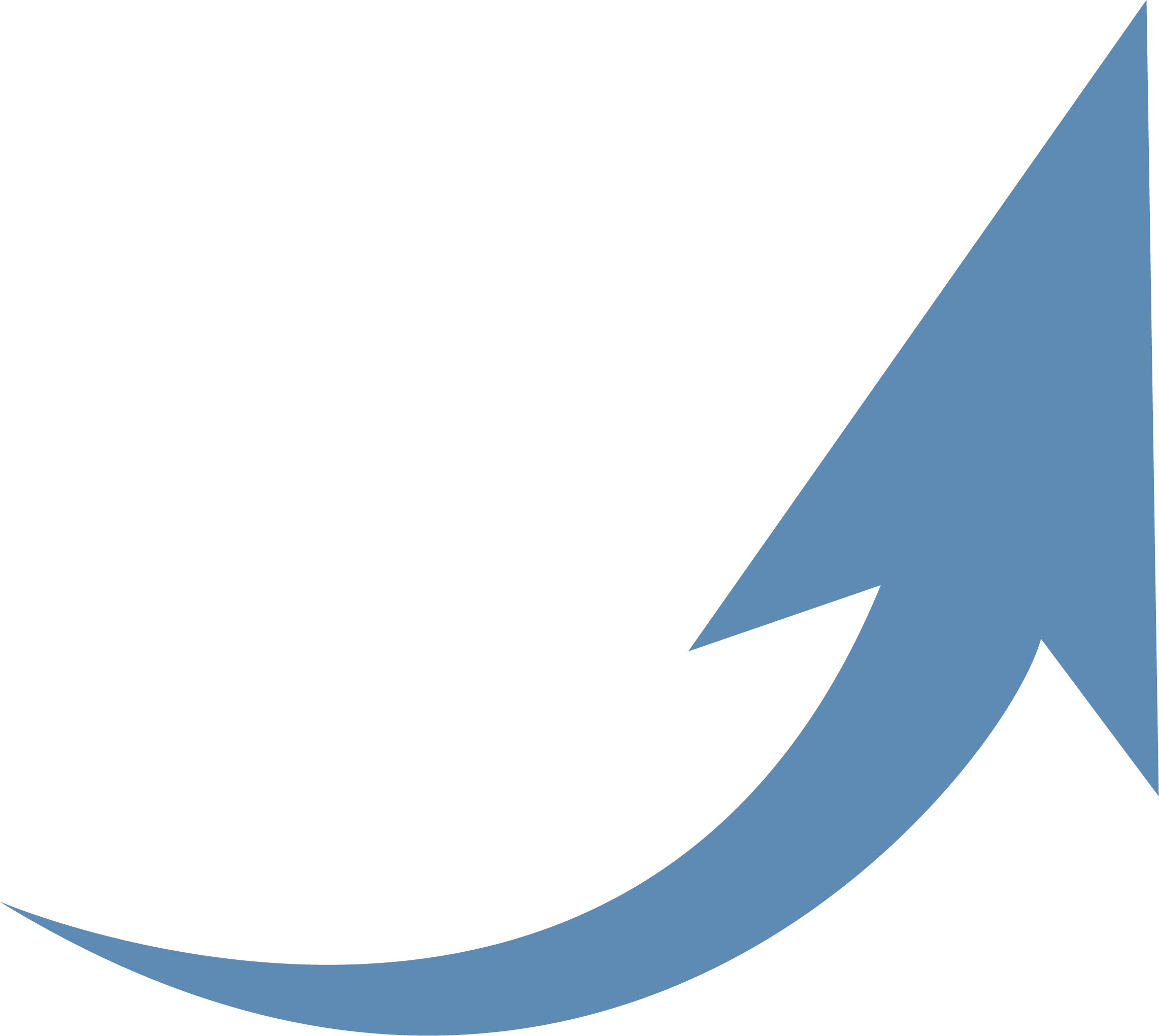 Jpg Black And White Stock Arrow Euclidean Transprent - Flechas Curvas Azules Png (2283x2041), Png Download