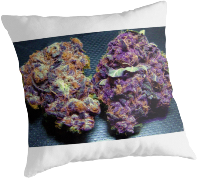 Dank Purple/green Buds 420 Cannabis Ganja - Tote Bag (875x875), Png Download