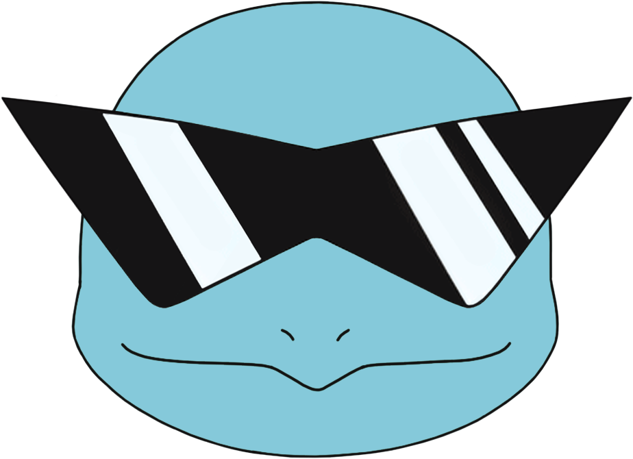 [ Img] - Squirtle Squad Png (1000x1000), Png Download