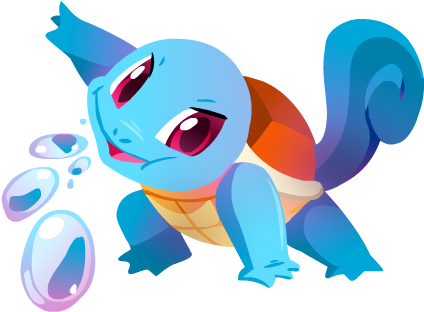 Squirtle - Bulbasaur Kuitsuku (428x400), Png Download