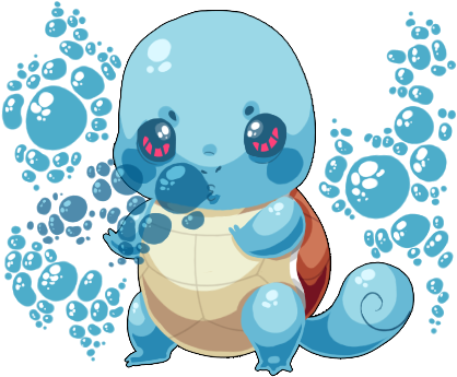 Adorable, Chibi, And Lovely Image - Squirtle Chibi (426x350), Png Download