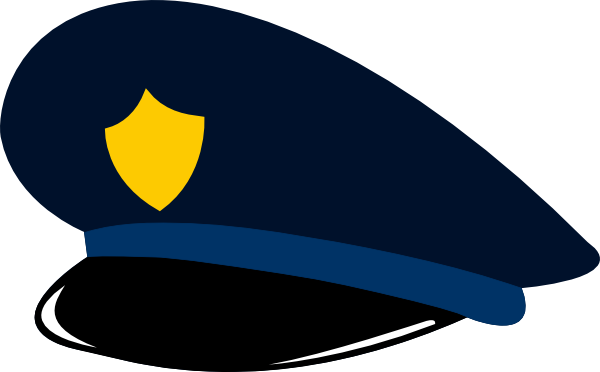 Police Hat Clip Art At Clker Com Vector Clip Art Online - Police Hat Clipart Png (600x372), Png Download