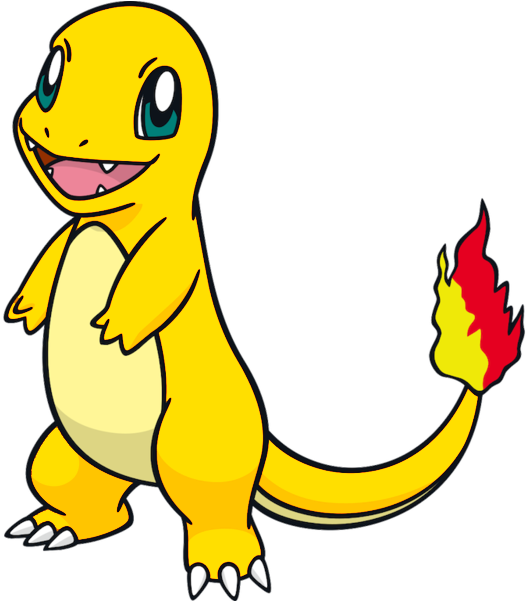 Shiny Charmander Character Clip - Shiny Charmander (548x600), Png Download
