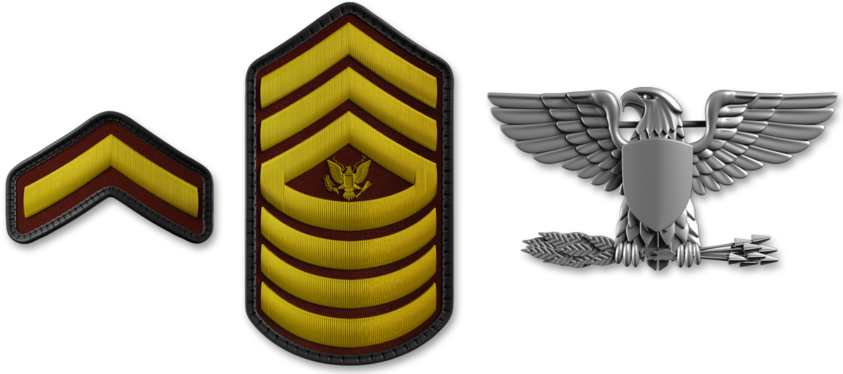 Battlefield 3 To Feature Years' Worth Of Unlocks, Rewards - Battlefield Rank Icons (1199x533), Png Download