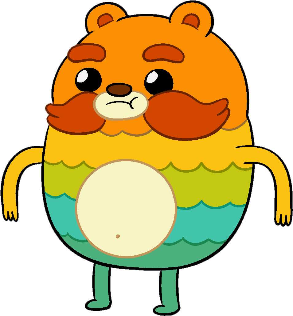 Rainbow Bear Bravest Warriors (1026x1182), Png Download