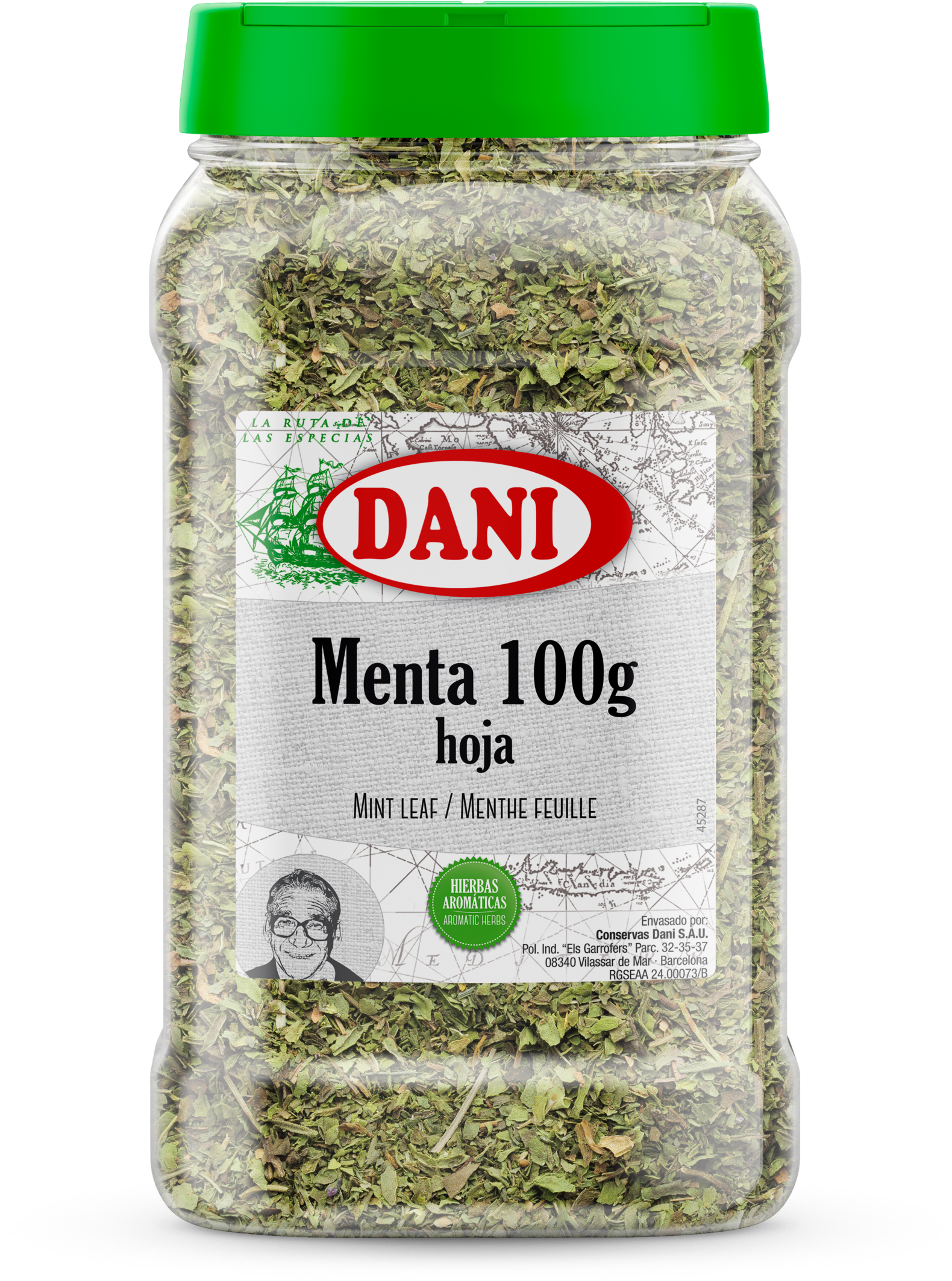 Mint Leaf 100g - Dani (2600x2600), Png Download